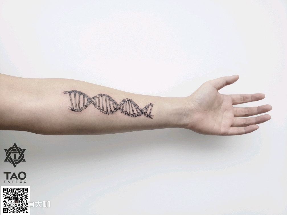 dna_纹身图案手稿图片_田涛的纹身作品集