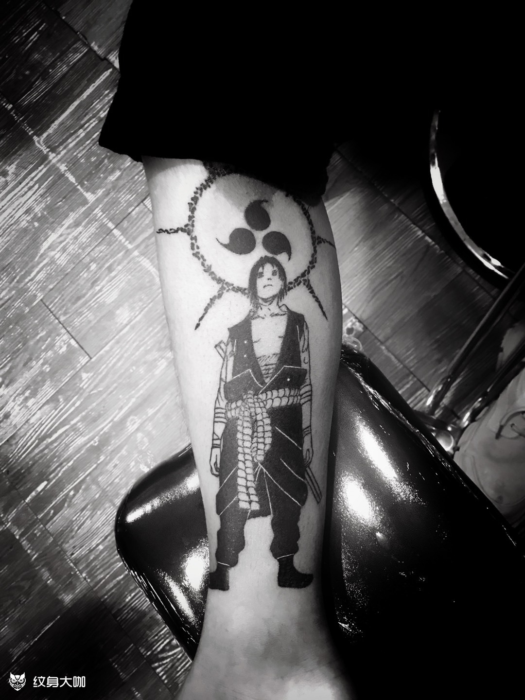 佐助 天之咒印_纹身图案手稿图片_子君的纹身作品集