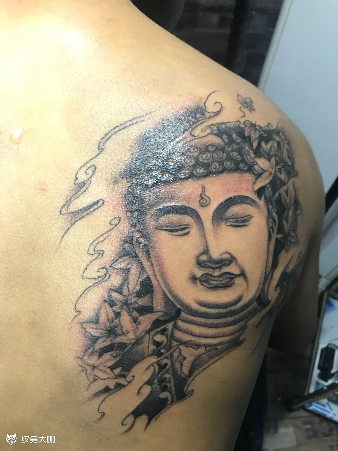 佛祖_纹身图案手稿图片_叶晓君的纹身作品集