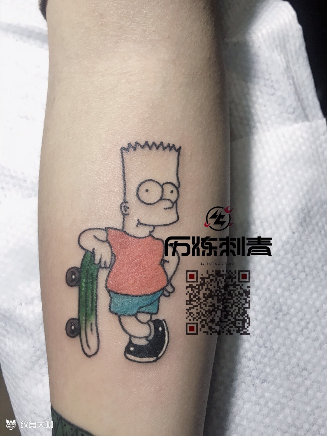 辛普森_纹身图案手稿图片_历炼的纹身作品集