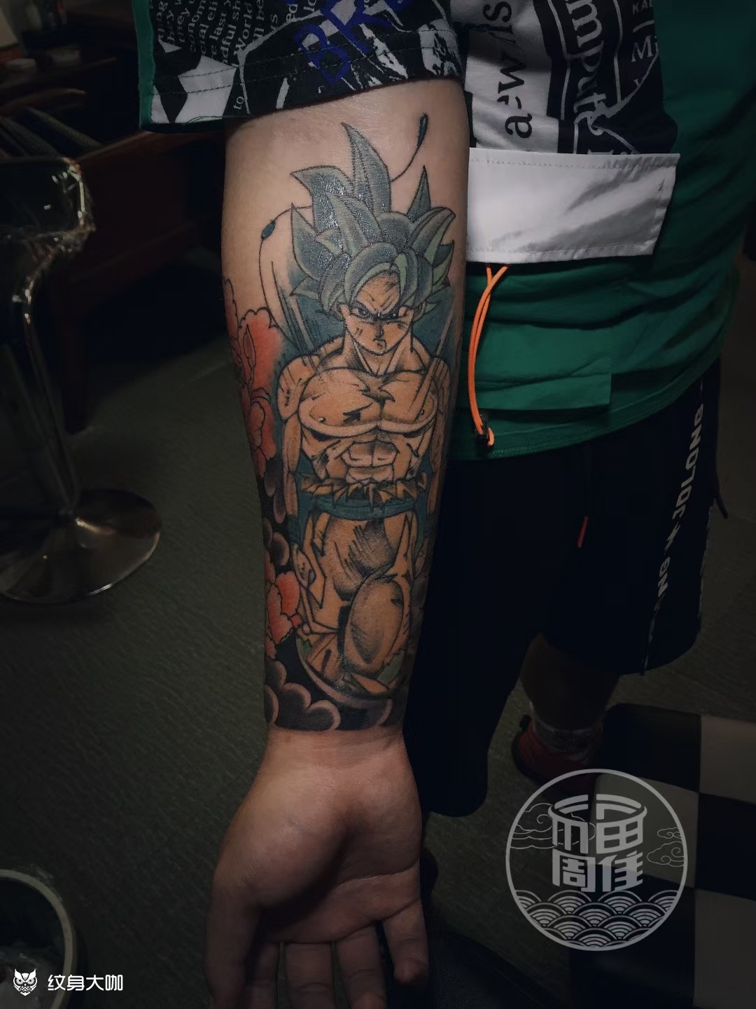 恢复后 卡卡罗特_纹身图案手稿图片_夏永福 的纹身作品集