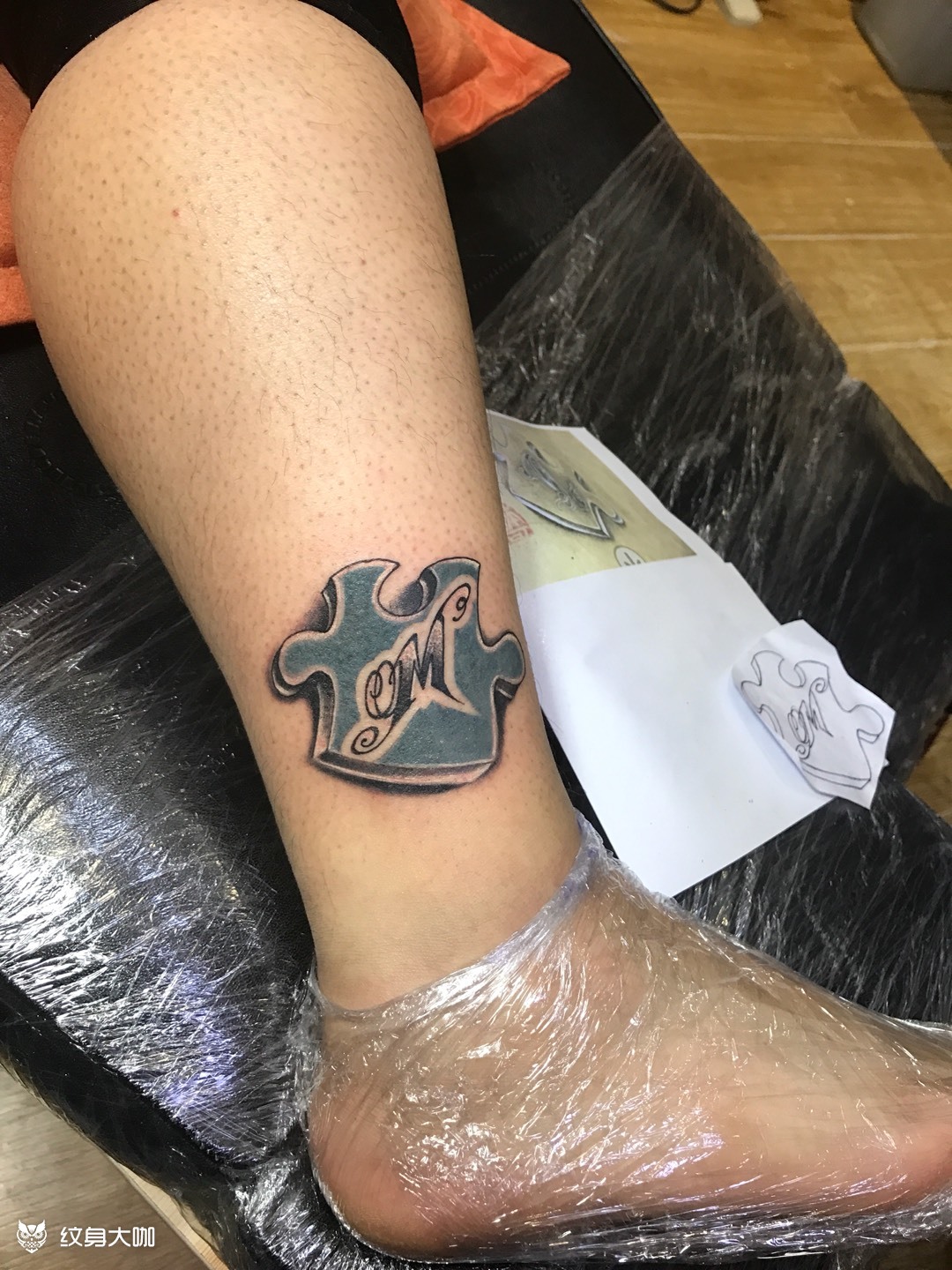 拼图_纹身图案手稿图片_缔造的纹身作品集