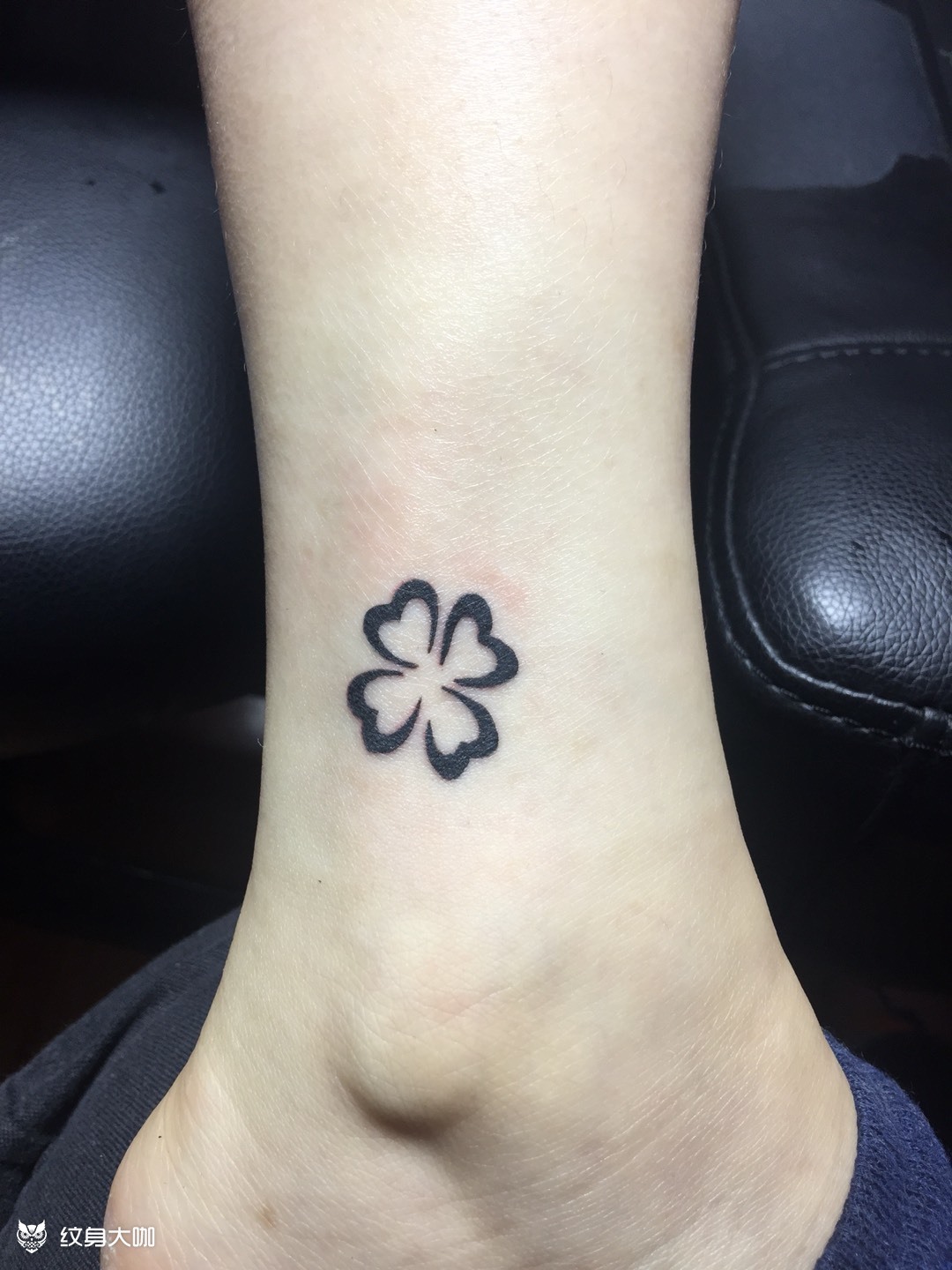 四叶草_纹身图案手稿图片_王东的纹身作品集