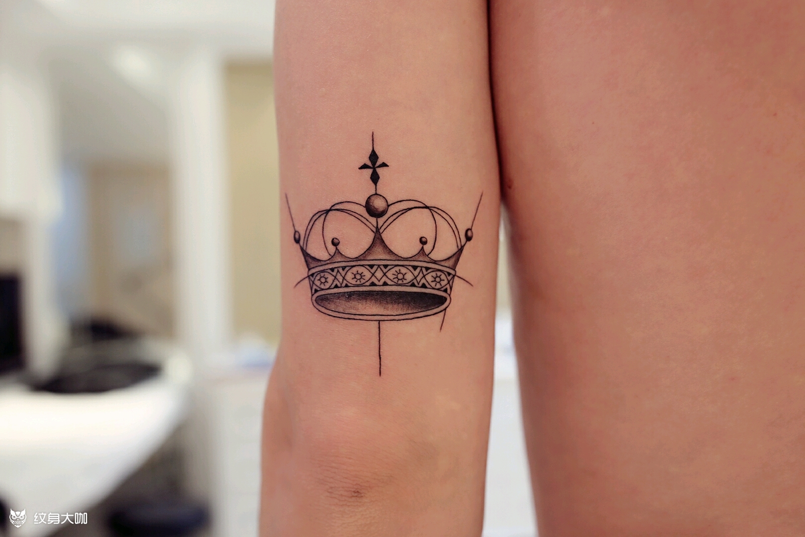 皇冠95_纹身图案手稿图片_jessie的纹身作品集