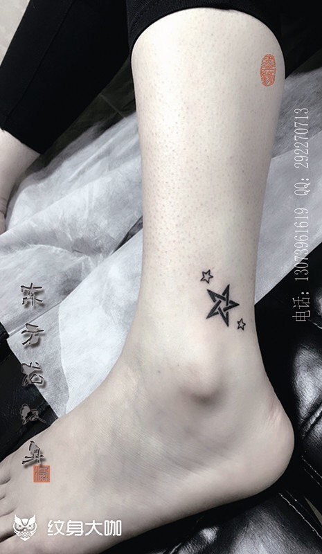 脚踝纹身