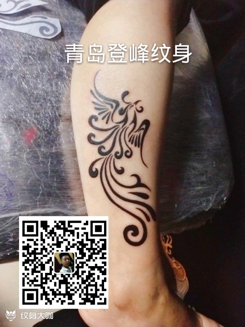 凤凰图腾_纹身图案手稿图片_峰哥的纹身作品集