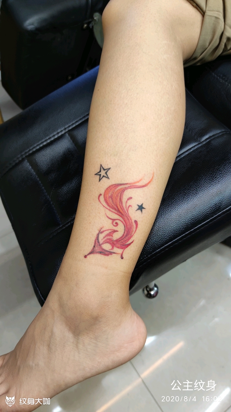 狐狸_纹身图案手稿图片_公主纹身的纹身作品集