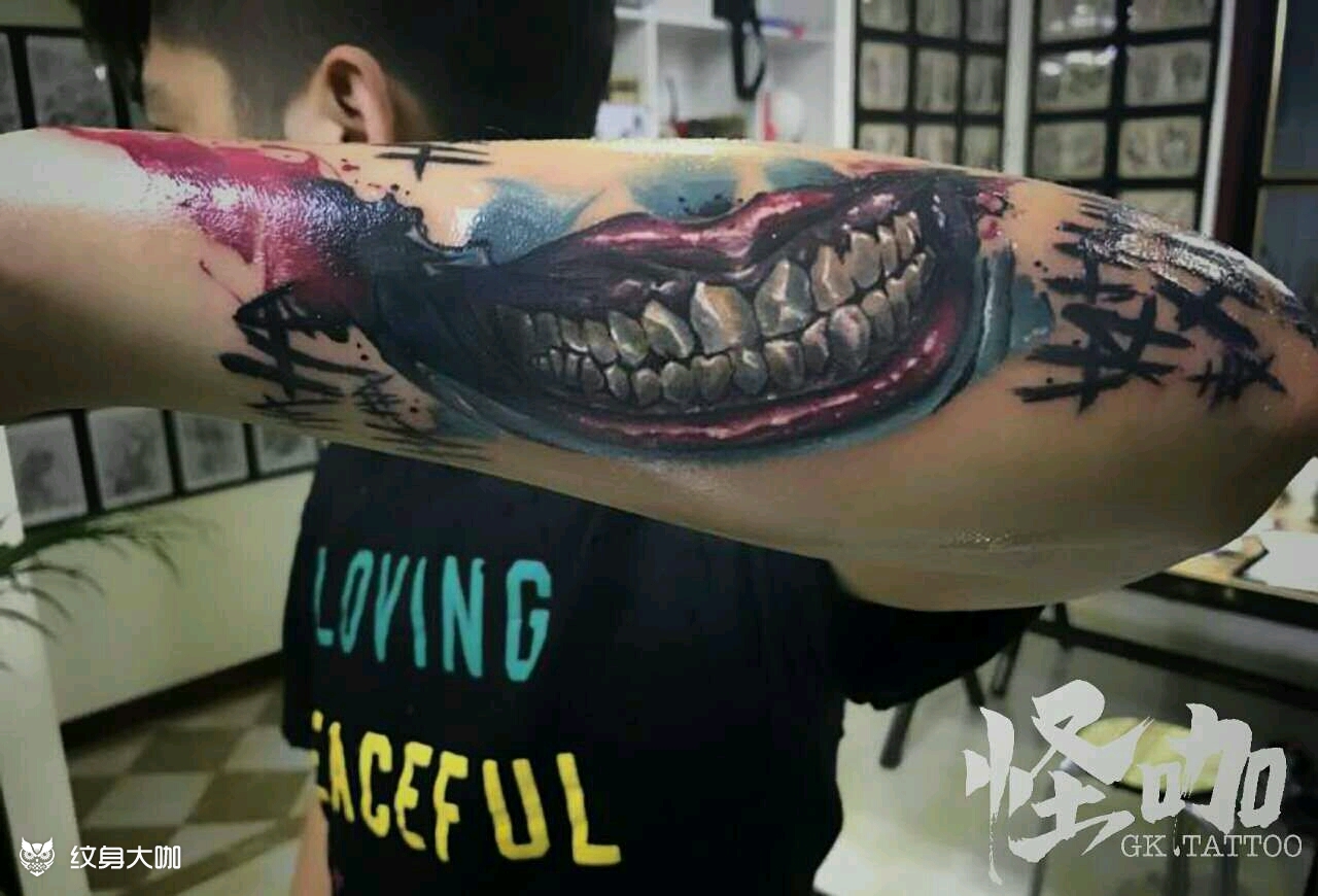 hahaha,完成_纹身图案手稿图片_tony的纹身作品集