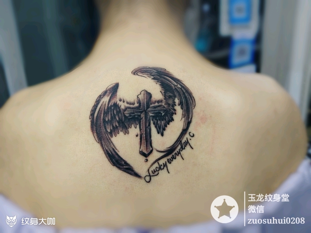 十字架_纹身图案手稿图片_左苏慧的纹身作品集