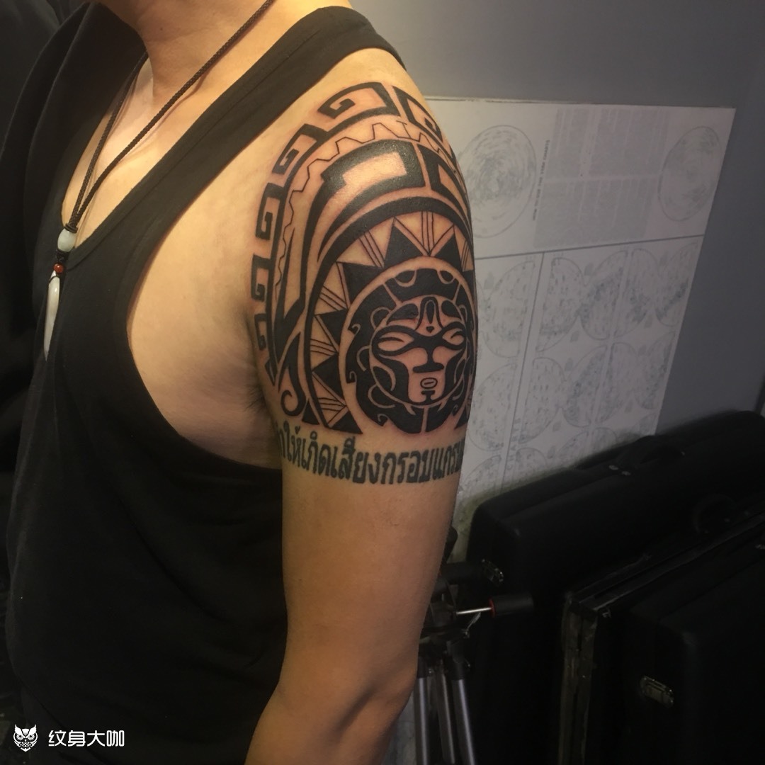 玛雅图腾_纹身图案手稿图片_航的纹身作品集