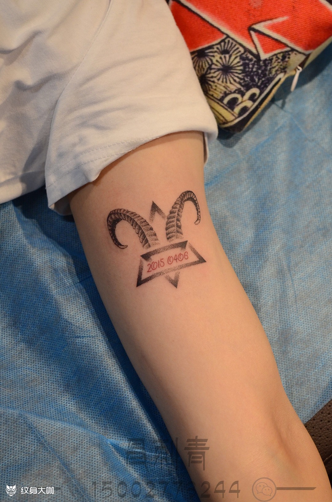 白羊座点刺_纹身图案手稿图片_李昌的纹身作品集