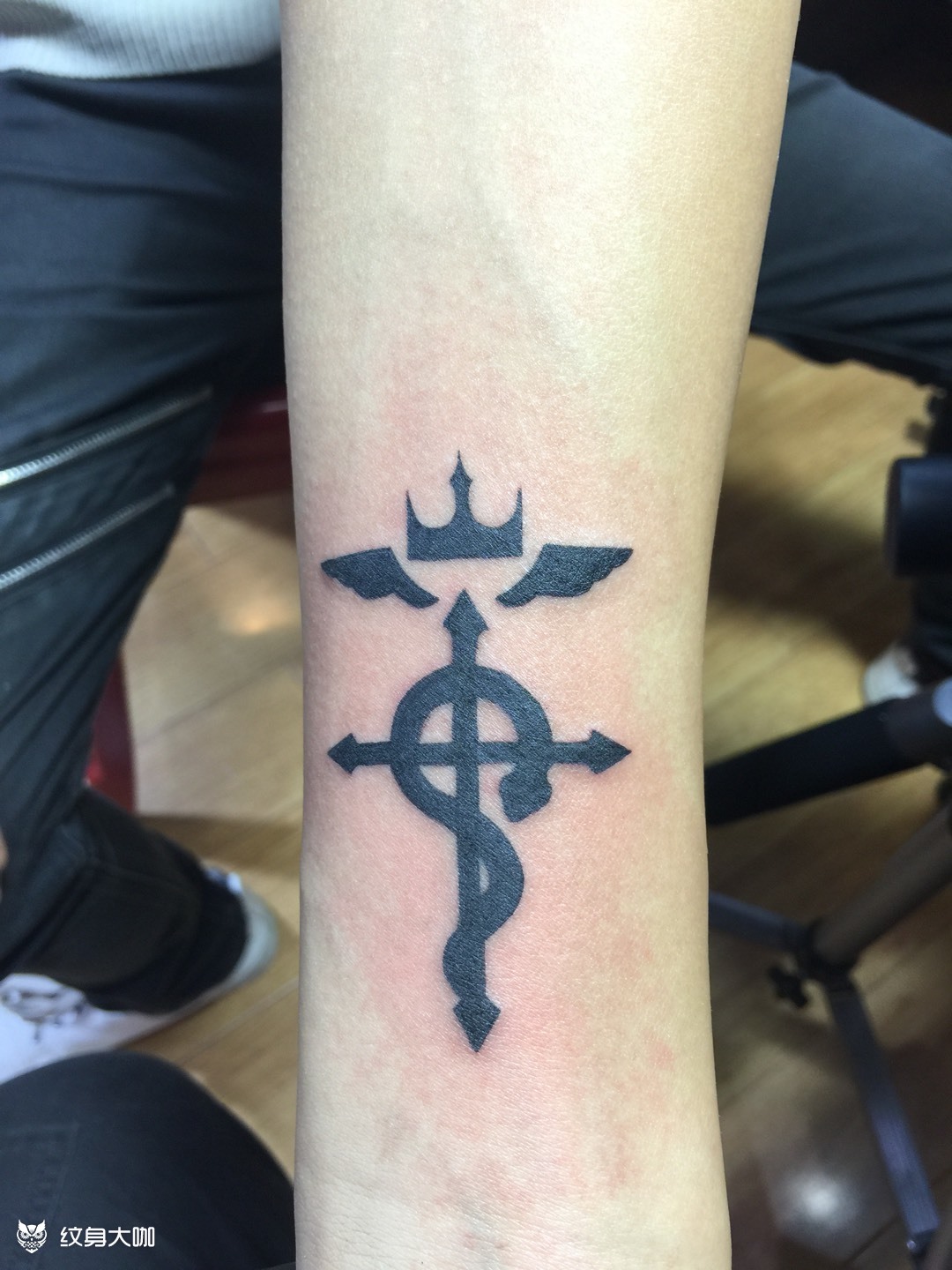 十字架_纹身图案手稿图片_王东的纹身作品集