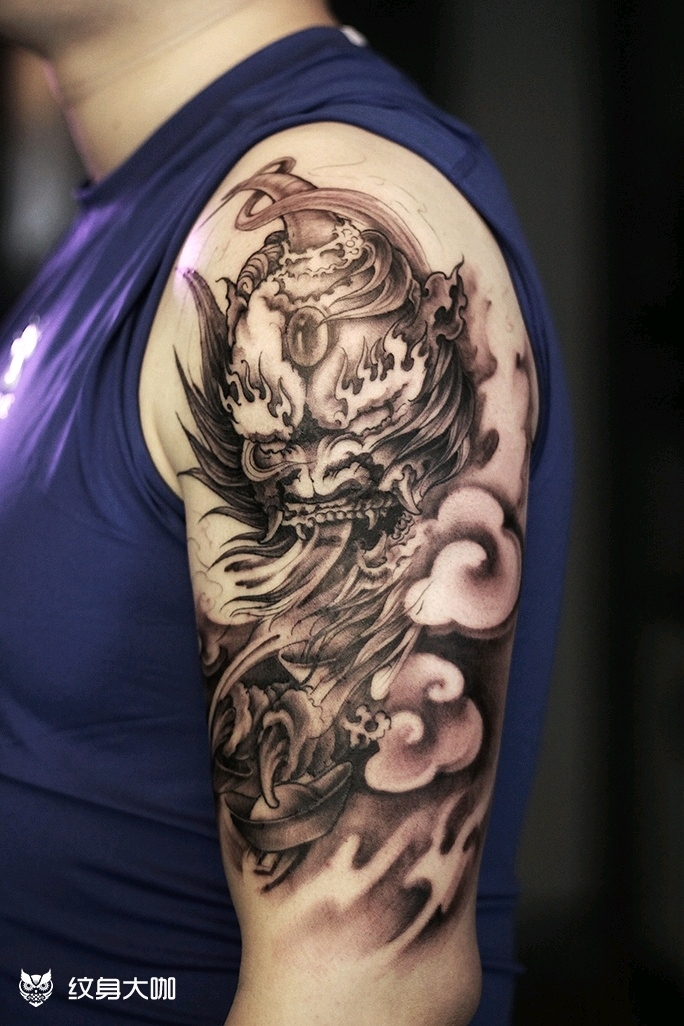 貔貅_纹身图案手稿图片_赵晓超的纹身作品集