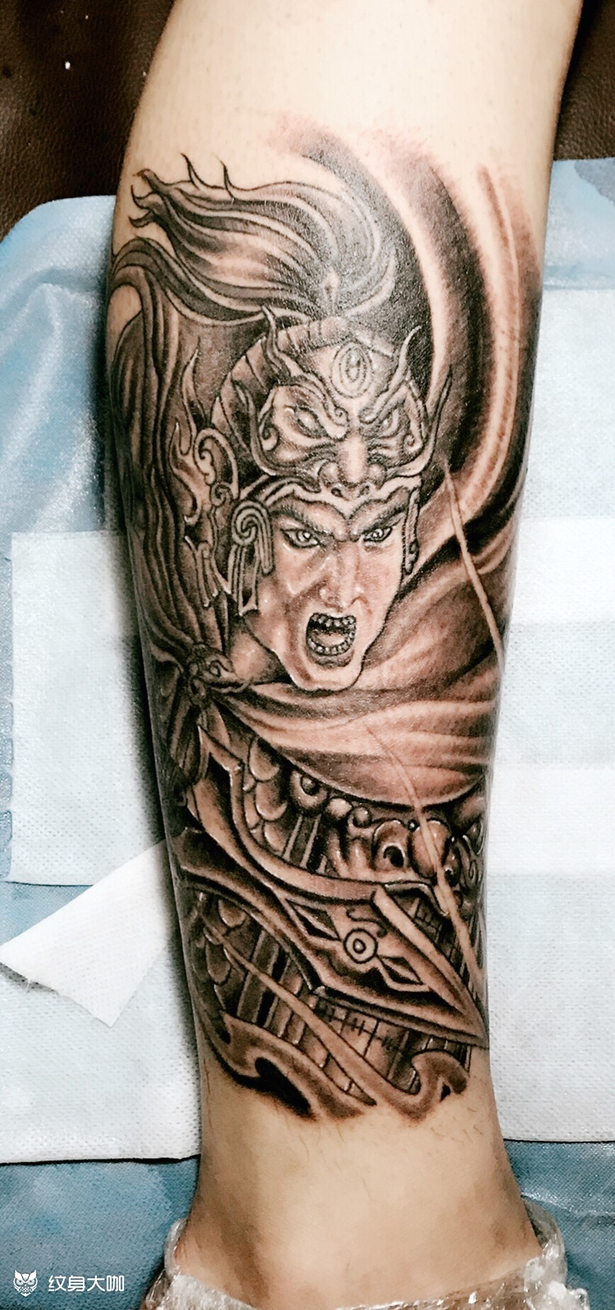 赵云_纹身图案手稿图片_郑诗辉的纹身作品集