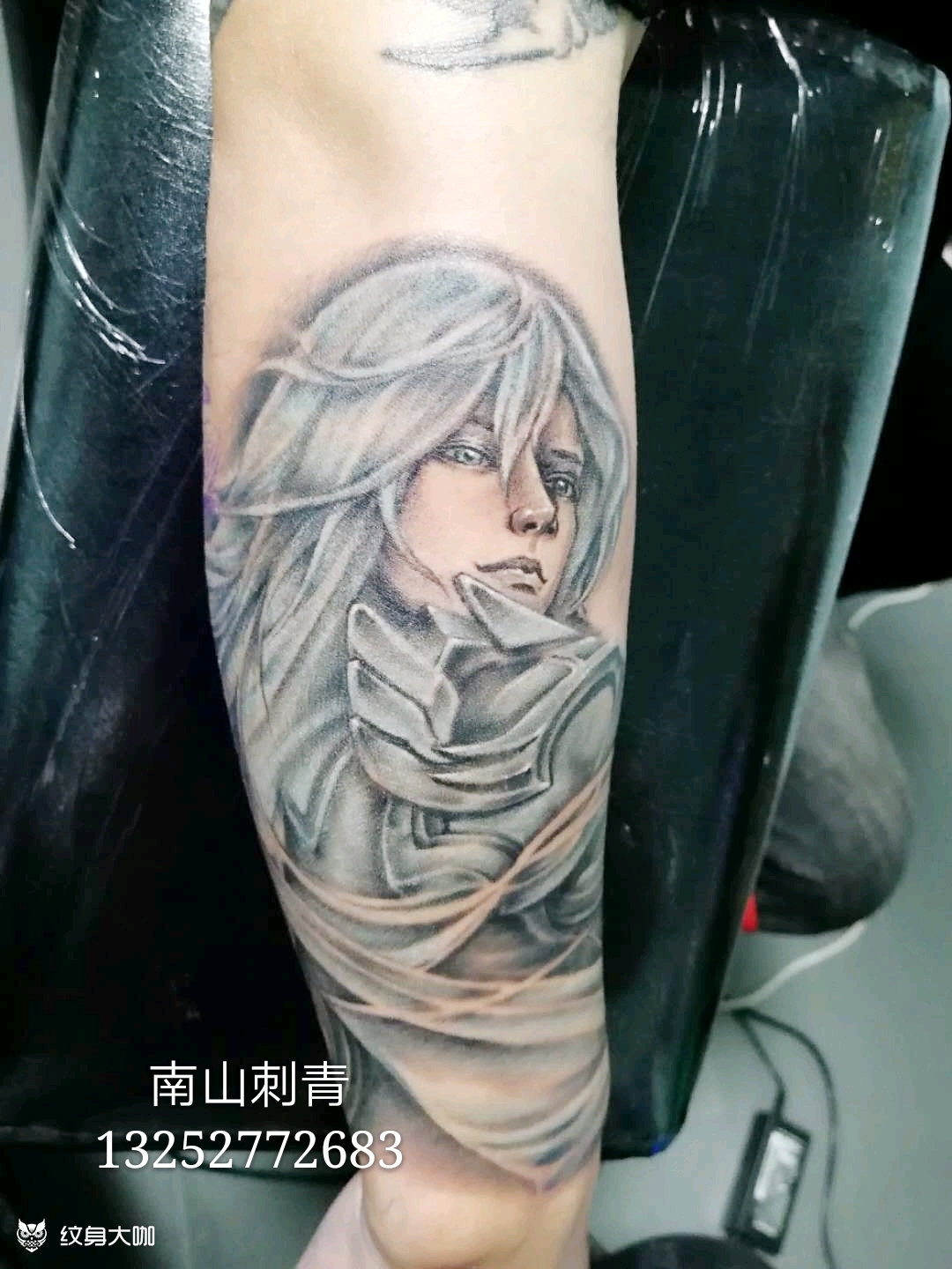 凤囚凰_纹身图案手稿图片_张楠的纹身作品集