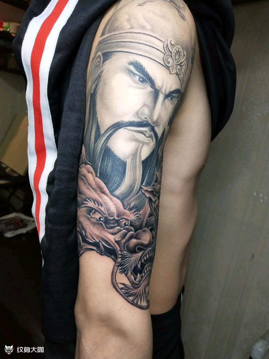 关公_纹身图案手稿图片_大师兄的纹身作品集