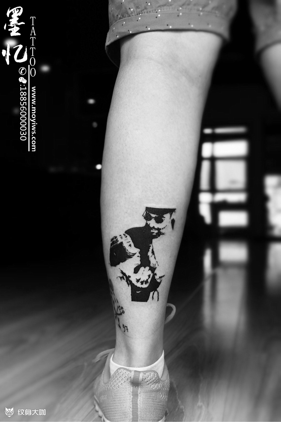 这个杀手不太冷_纹身图案手稿图片_巩虎的纹身作品集