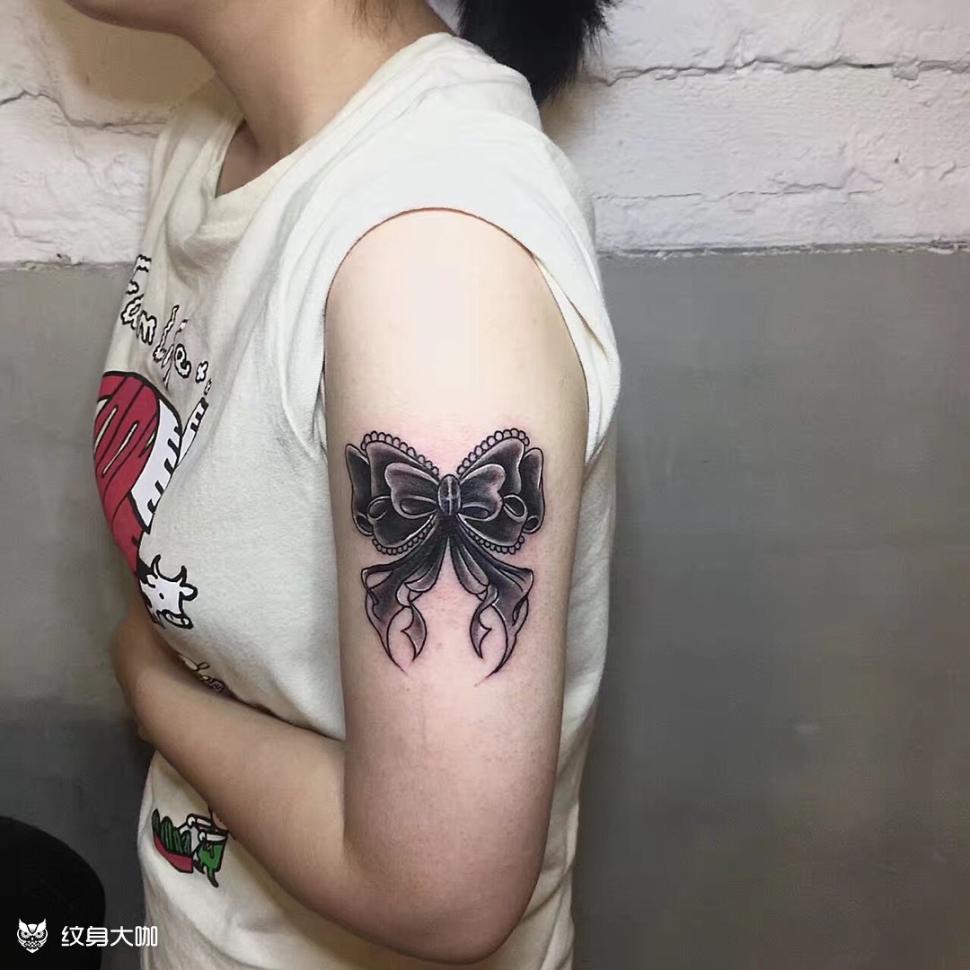 蝴蝶结#96_纹身图案手稿图片_viito的纹身作品集