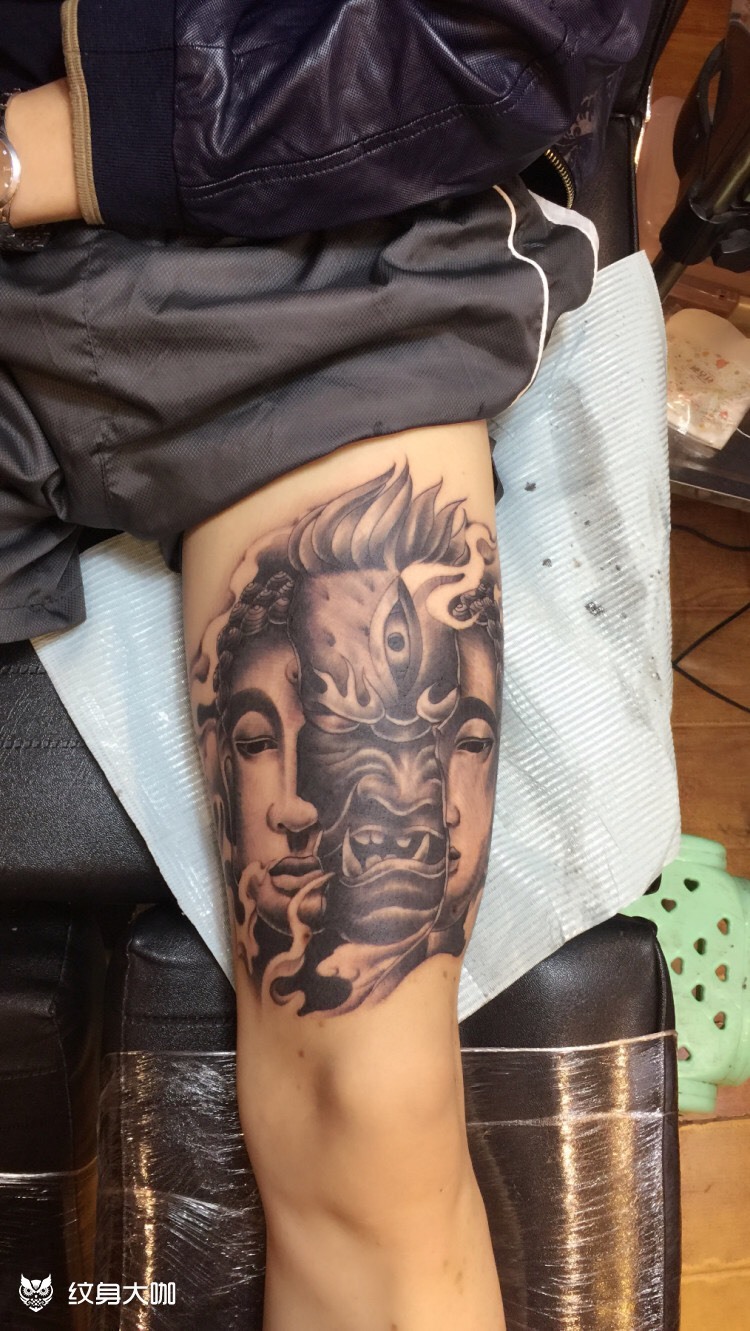 一念之间佛魔作品_纹身图案手稿图片_9899大舒94的纹身作品集