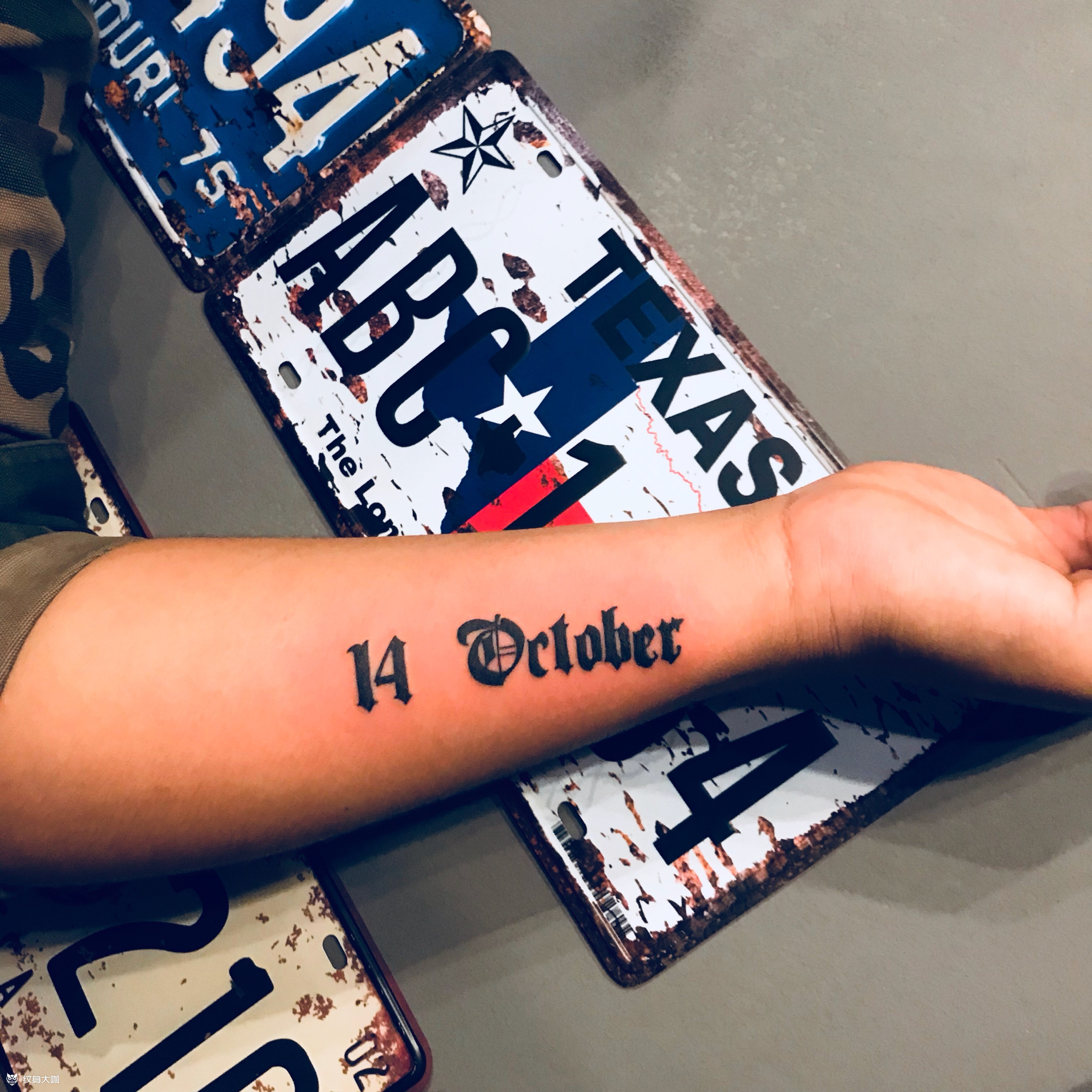 哥特字体_纹身图案手稿图片_黑马tattoo的纹身作品集