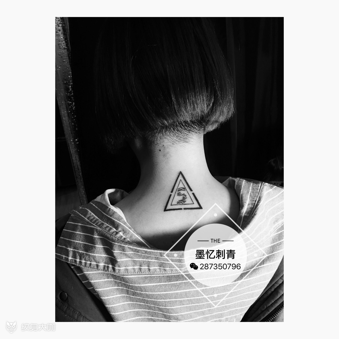 姐妹款_纹身图案手稿图片_墨忆的纹身作品集