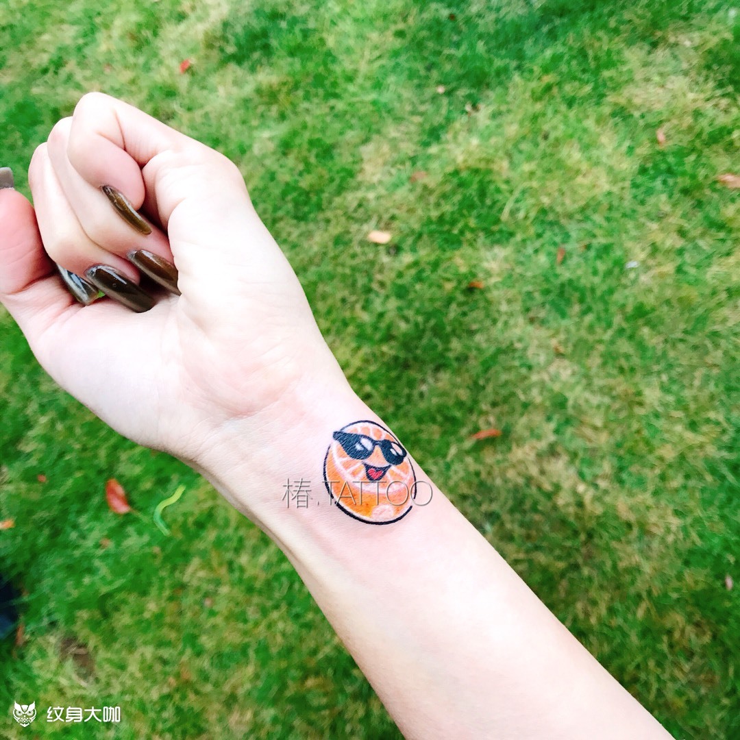 橙子92_纹身图案手稿图片_丹子的纹身作品集