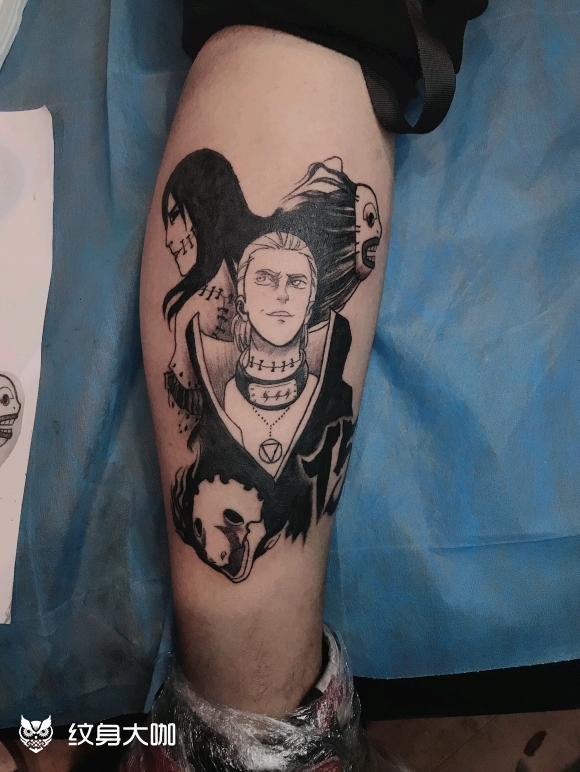 火影 角都飞段大蛇丸_纹身图案手稿图片_yamasaki的纹身作品集