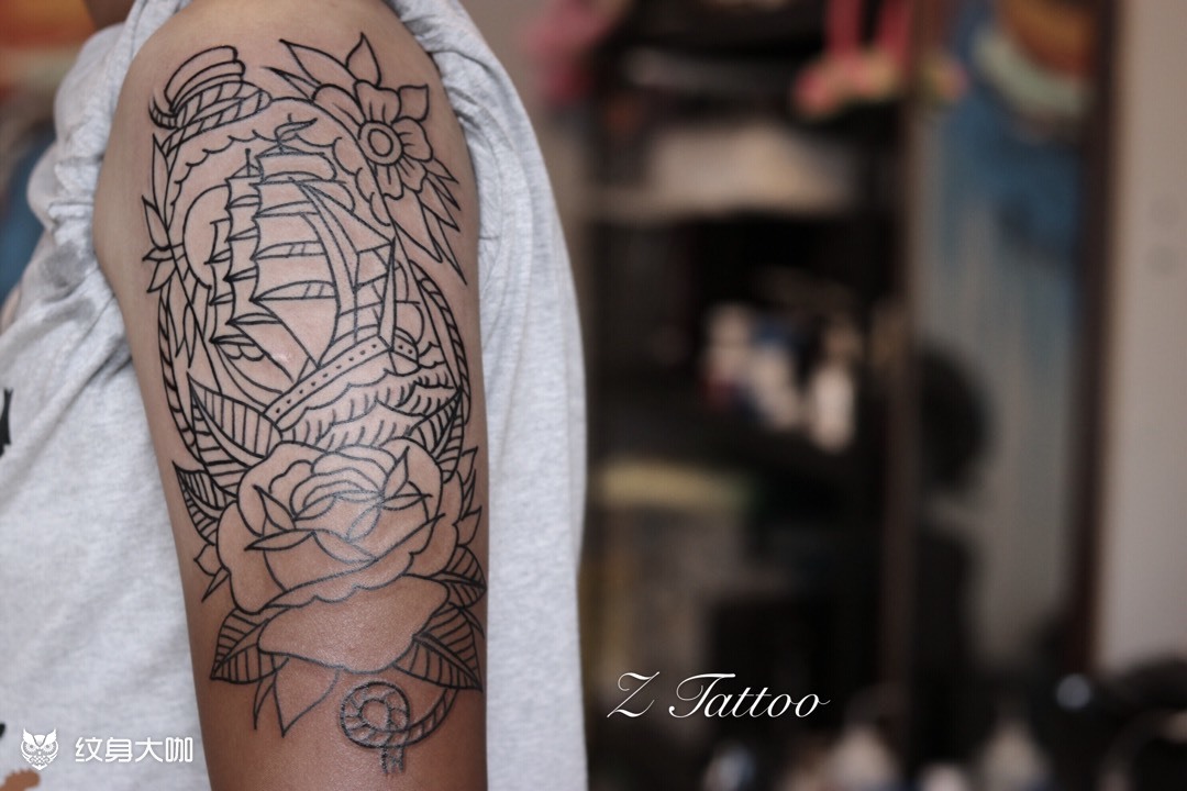 割线_纹身图案手稿图片_vodka 的纹身作品集