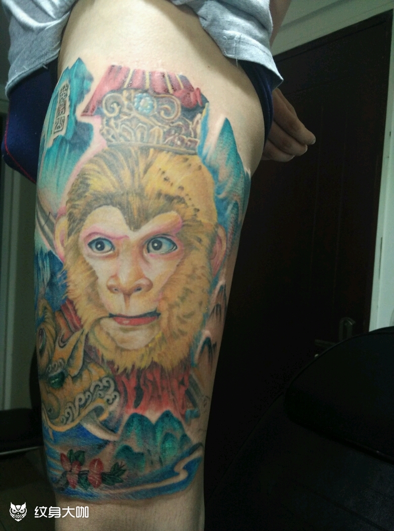 属猴的纹身守护神图案图片