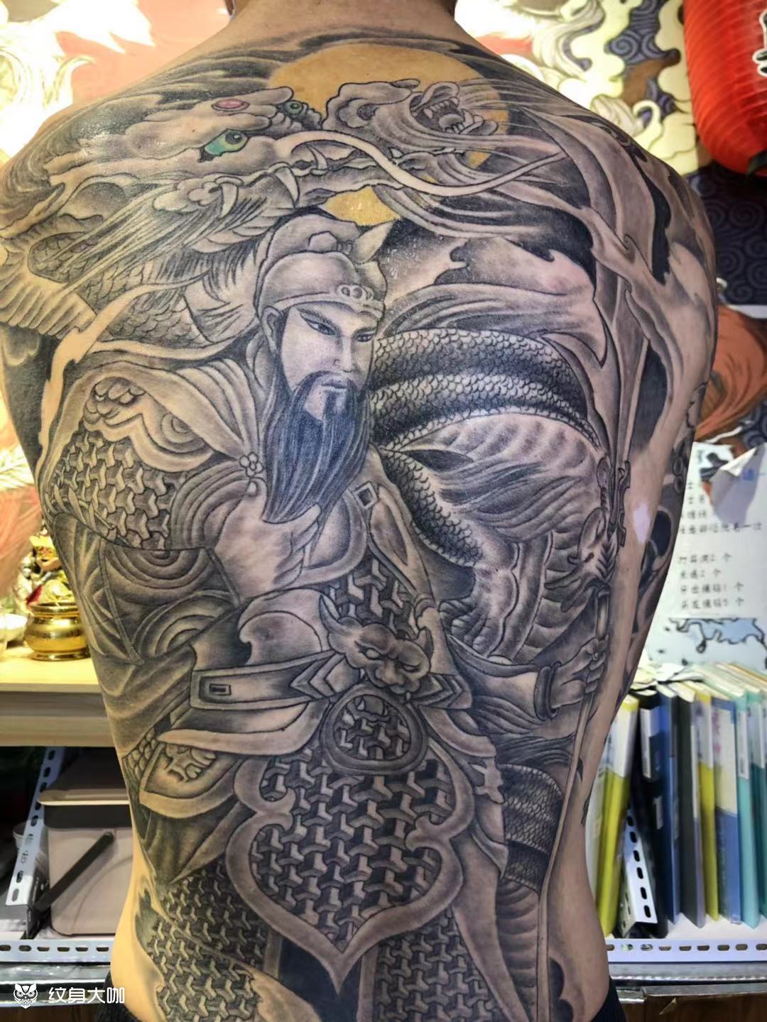 关公_纹身图案手稿图片_仙人掌的纹身作品集