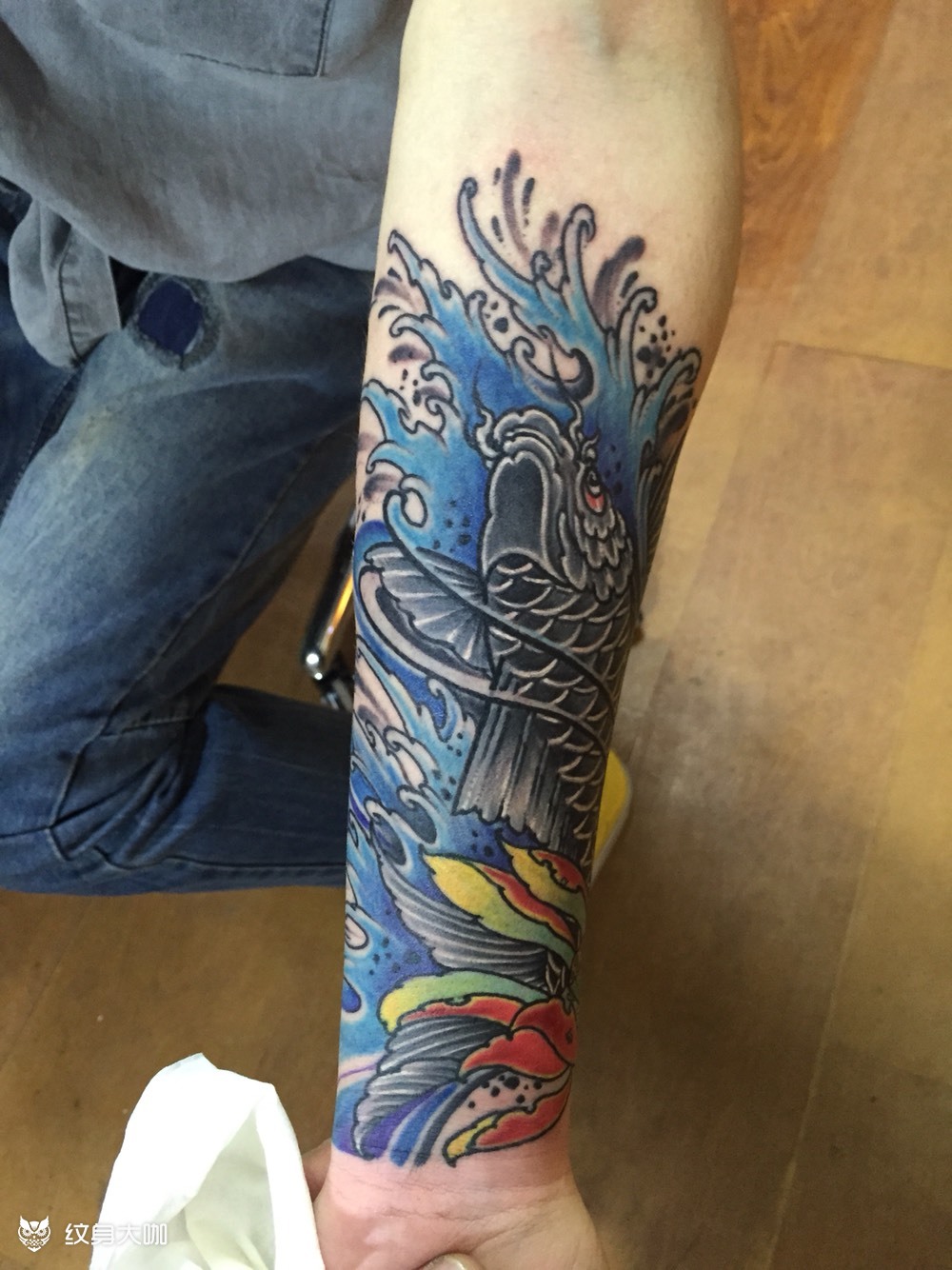 龙纹天下刺青刚子作品_纹身图案手稿图片_龙纹天下的纹身作品集