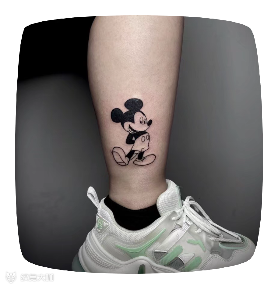 米老鼠_纹身图案手稿图片_a丹青墨客tattoo49(招的纹身作品集