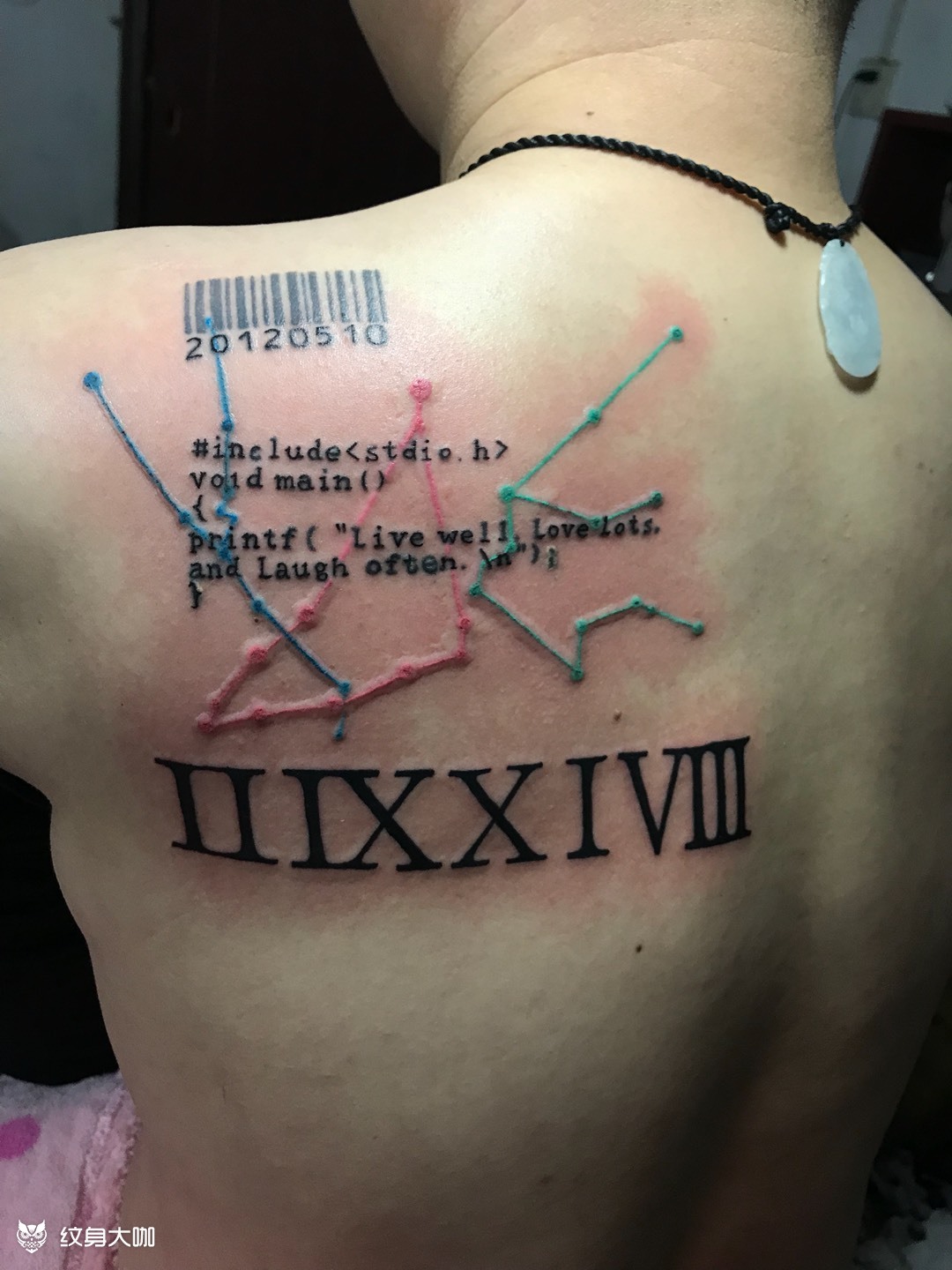 罗马数字_纹身图案手稿图片_李慧的纹身作品集