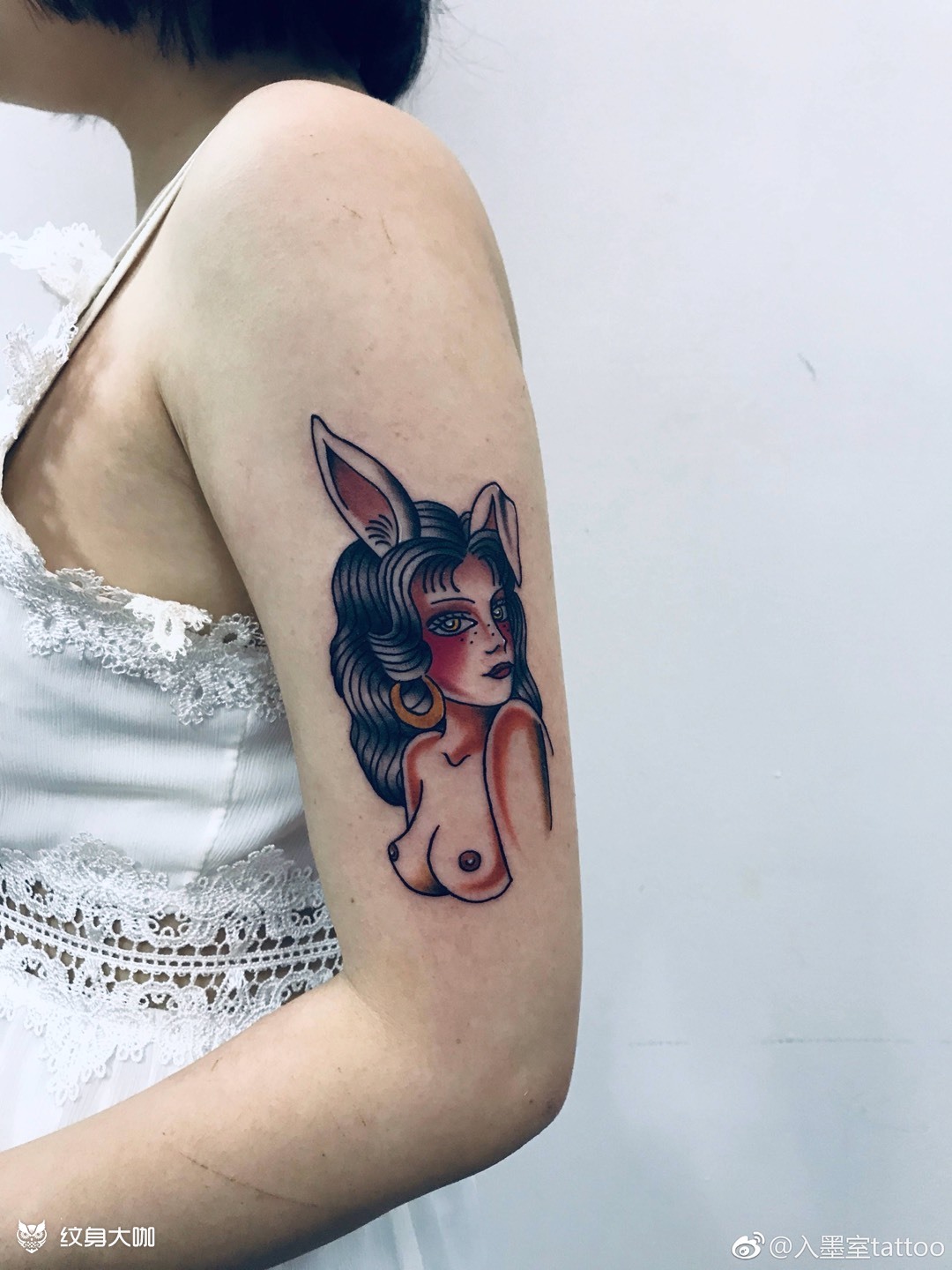 school女人_纹身图案手稿图片_陈传杰的纹身作品集