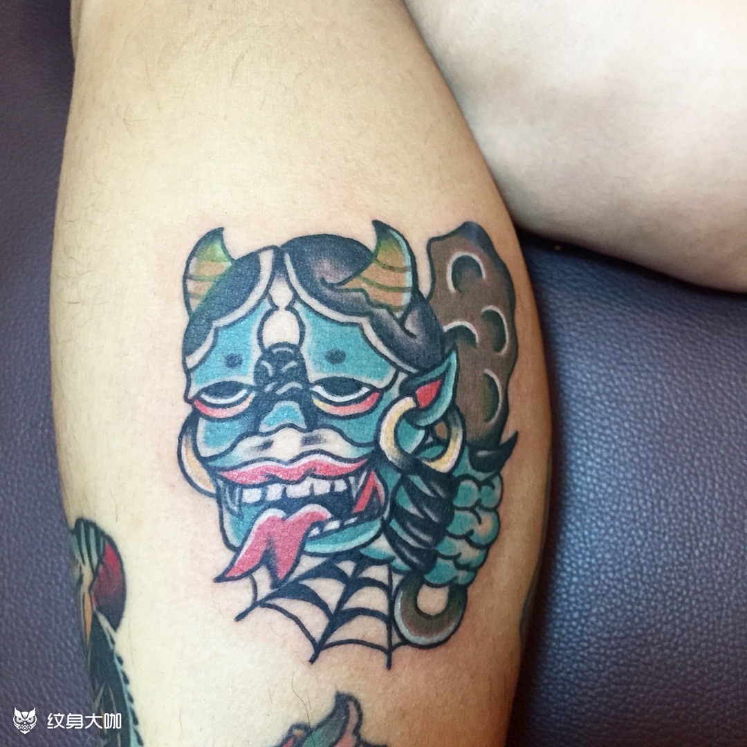 oldschool 日系鬼头_纹身图案手稿图片_俊基的纹身作品集