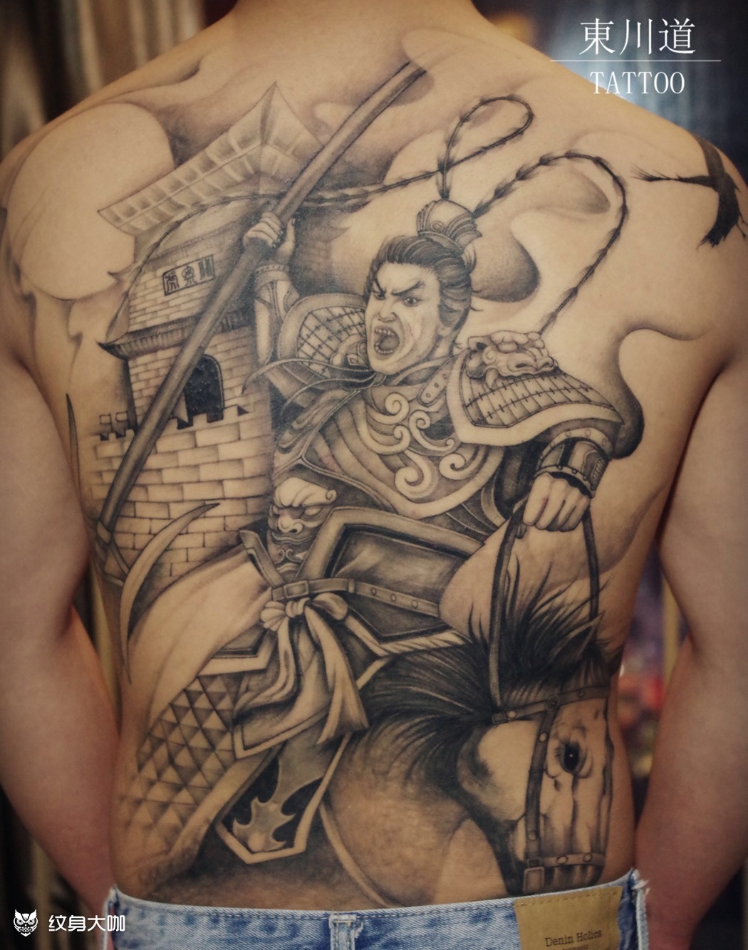 吕布_纹身图案手稿图片_东川道的纹身作品集