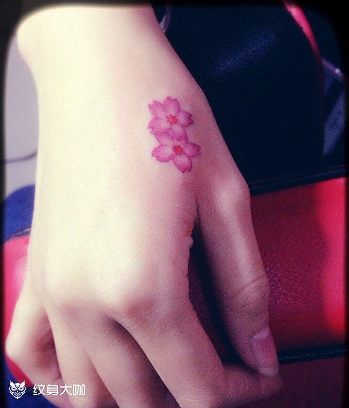 樱花94_纹身图案手稿图片_鲍加俊的纹身作品集