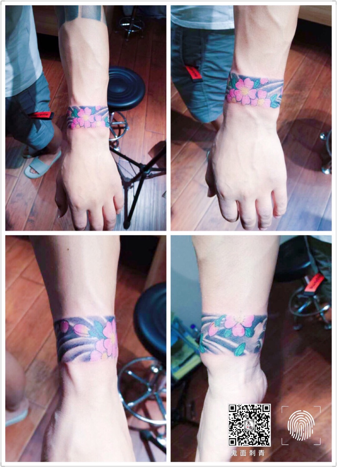 传统手环～_纹身图案手稿图片_make的纹身作品集