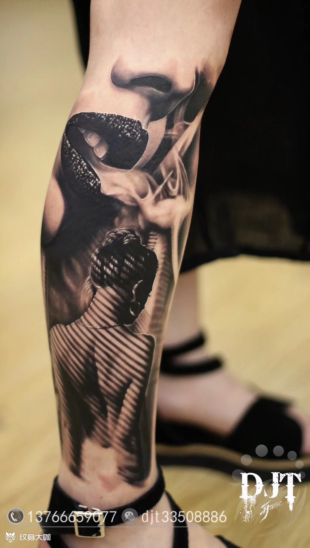 by首席阿开补发廊坊纹身展现场作品