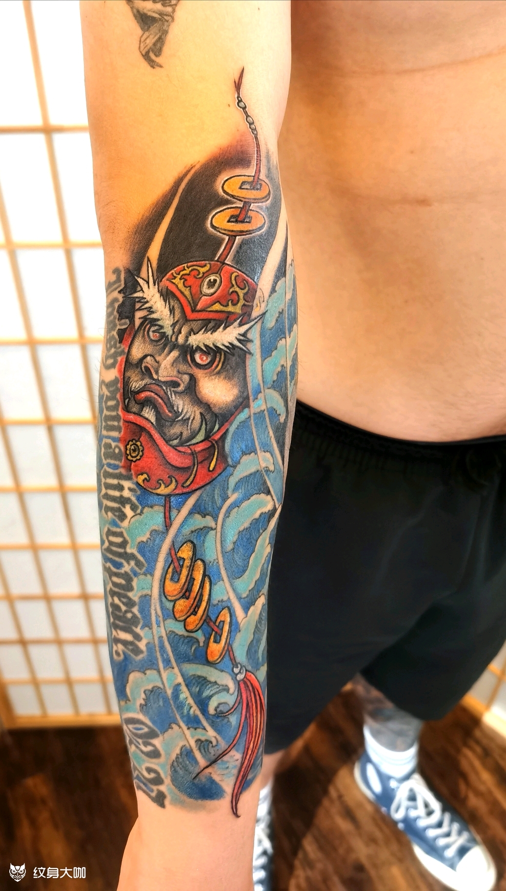 招财猫 达摩蛋_纹身图案手稿图片_牛晋北的纹身作品集