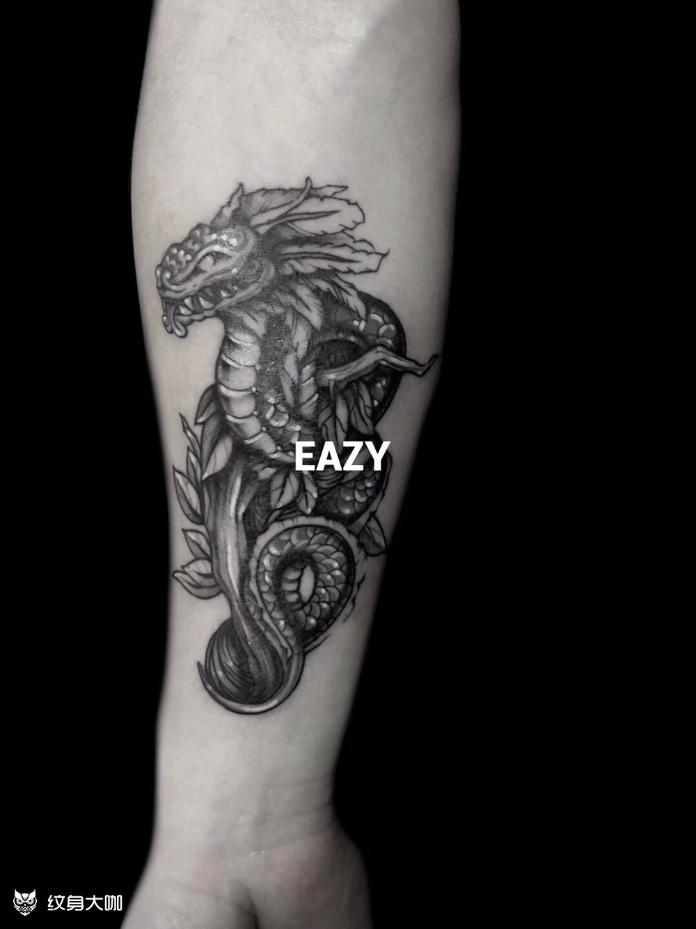 羽蛇神_纹身图案手稿图片_lb的纹身作品集