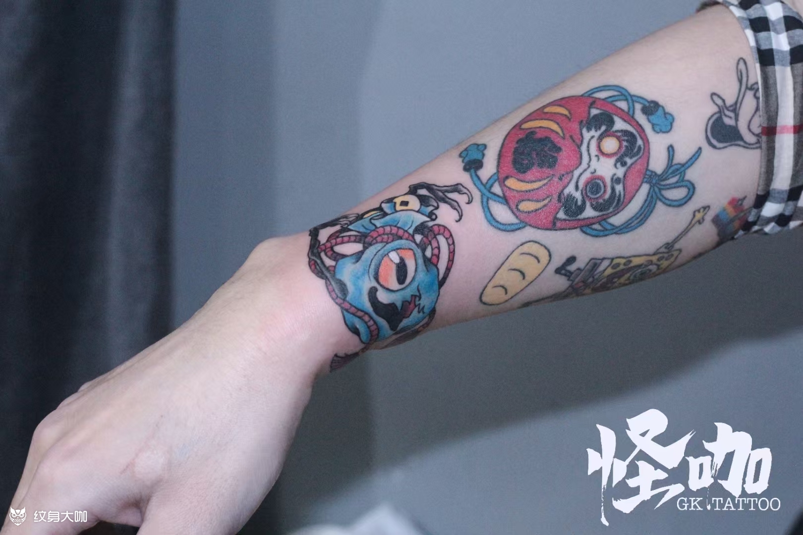 日式小图_纹身图案手稿图片_怪咖的纹身作品集