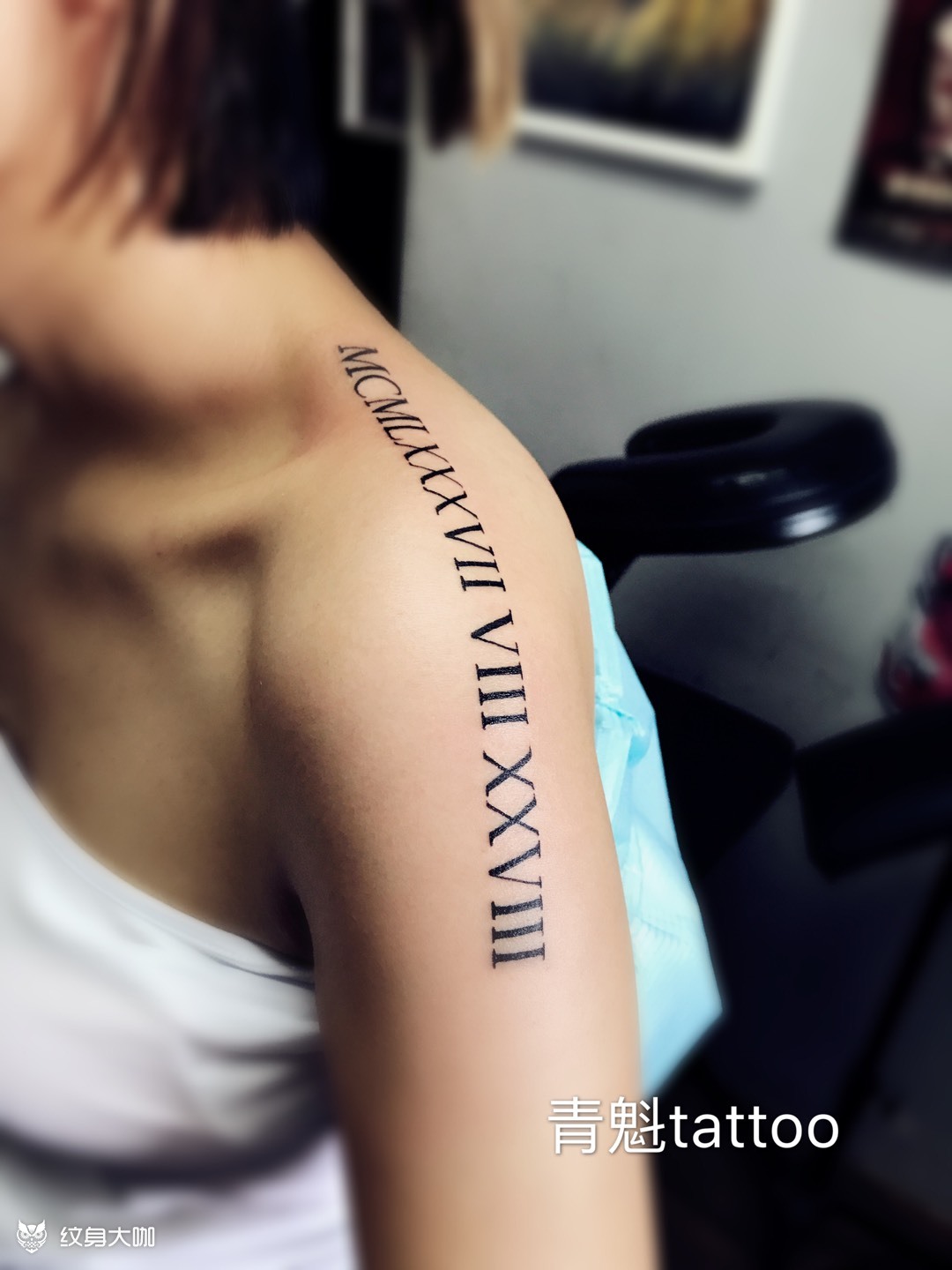 罗马数字_纹身图案手稿图片_卢东的纹身作品集