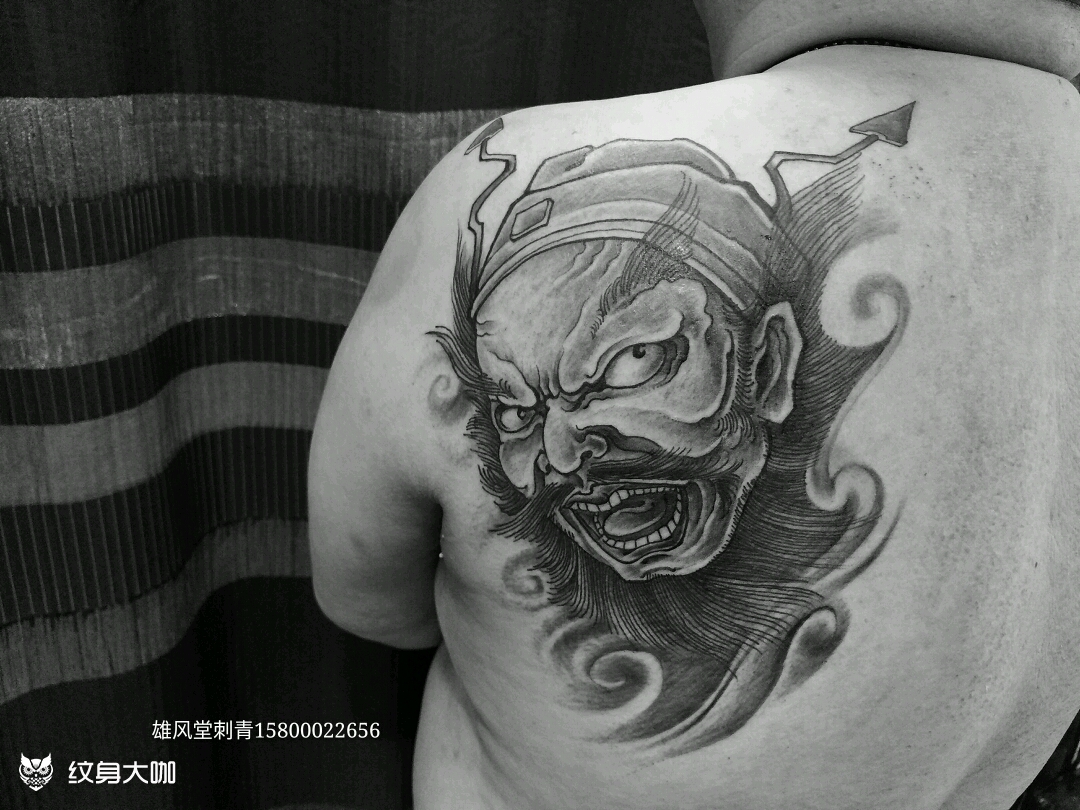 钟馗_纹身图案手稿图片_雄风堂的纹身作品集