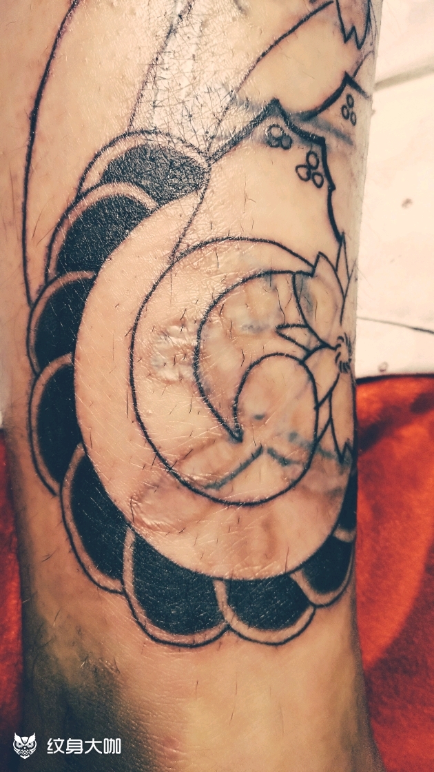 老传统遮盖,纯手工画