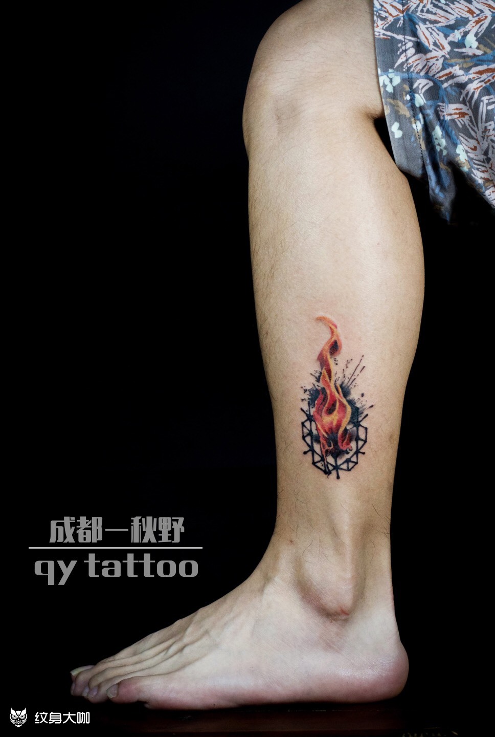 火焰_纹身图案手稿图片_大巫老湿的纹身作品集