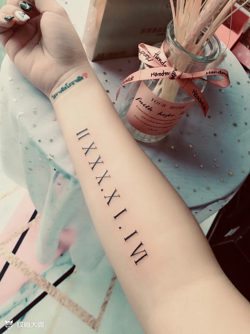 罗马数字_纹身图案手稿图片_小乙的纹身作品集