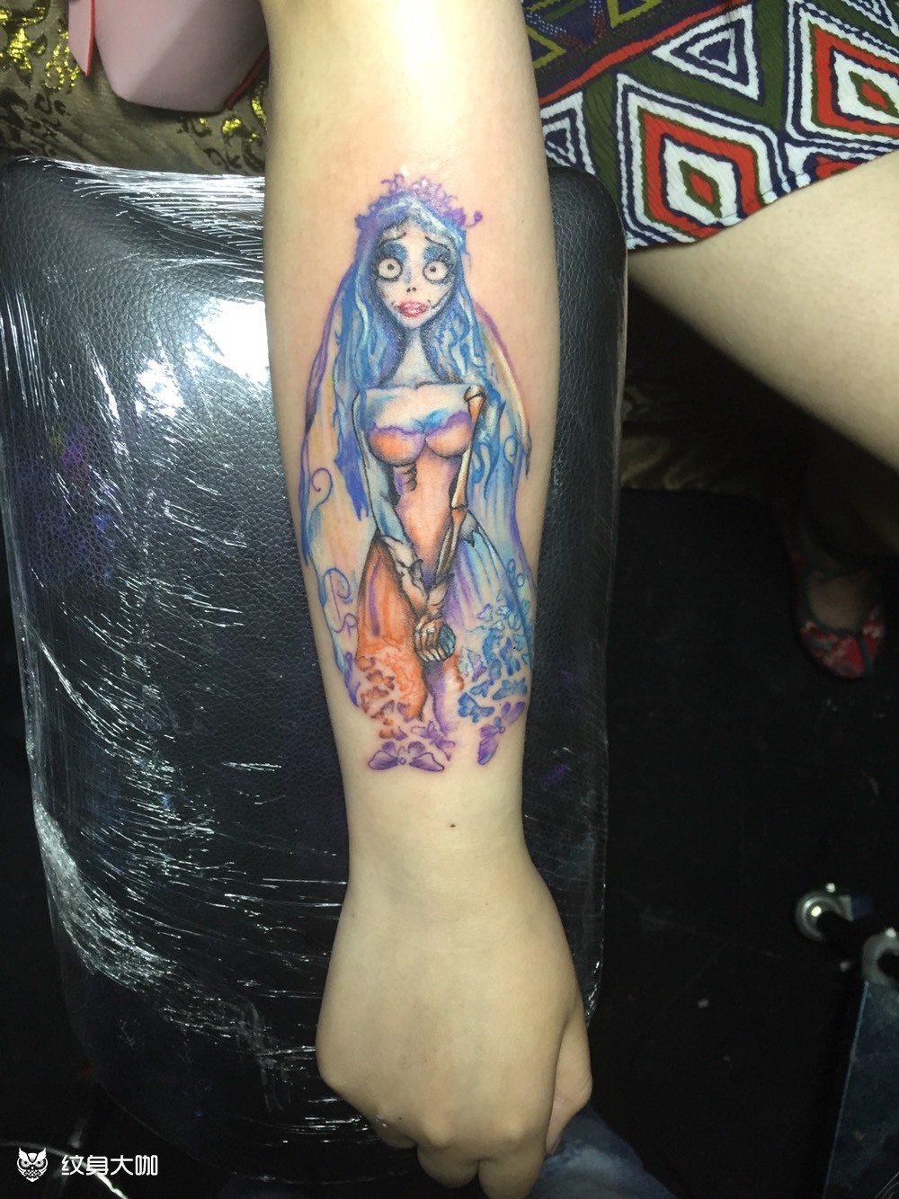 鬼新娘_纹身图案手稿图片_书山的纹身作品集