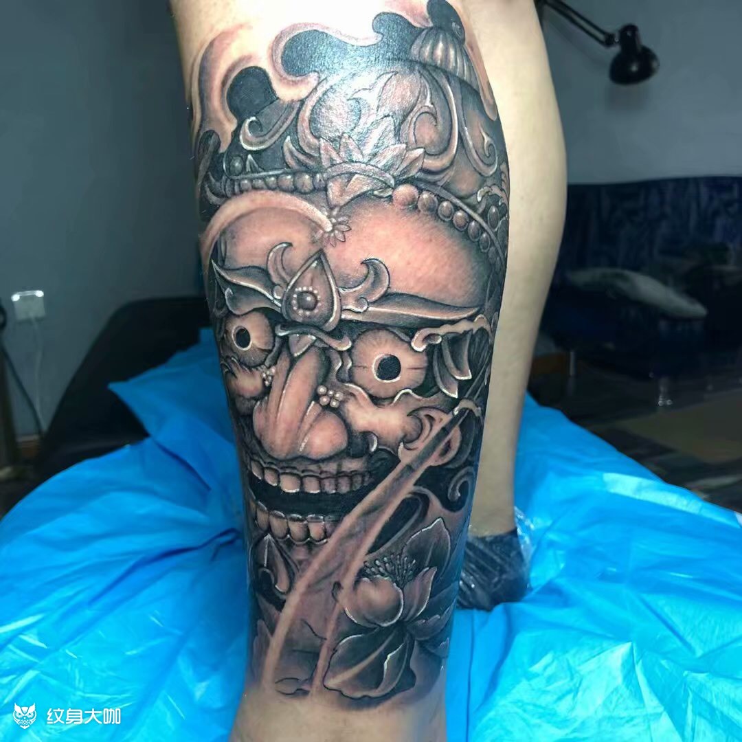 嘎巴拉_纹身图案手稿图片_仔仔的纹身作品集