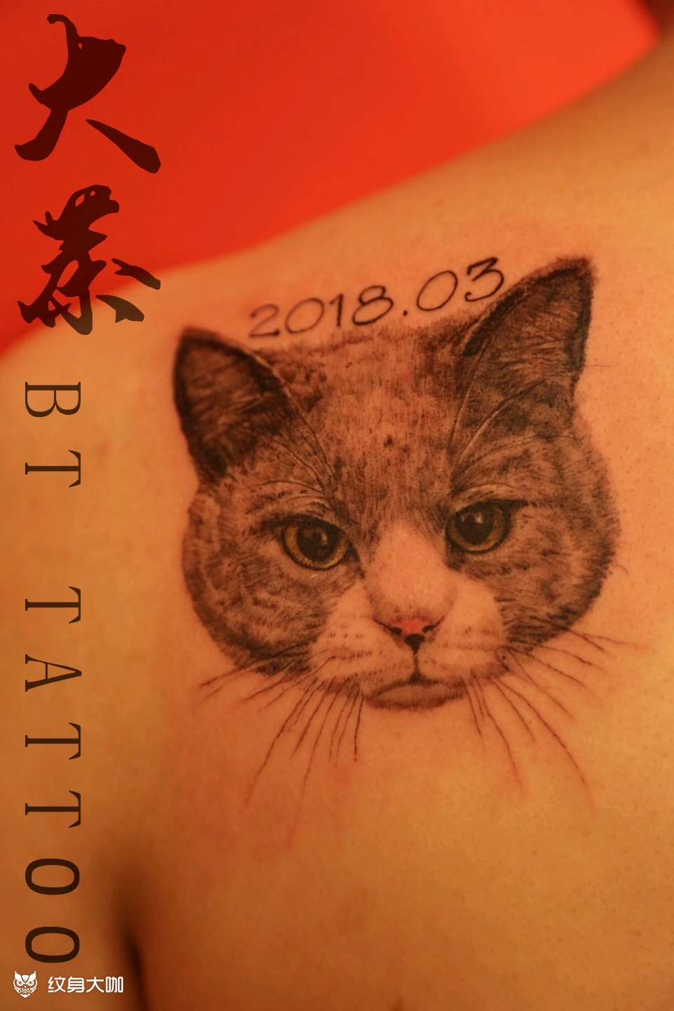 英短_纹身图案手稿图片_贺天霈的纹身作品集